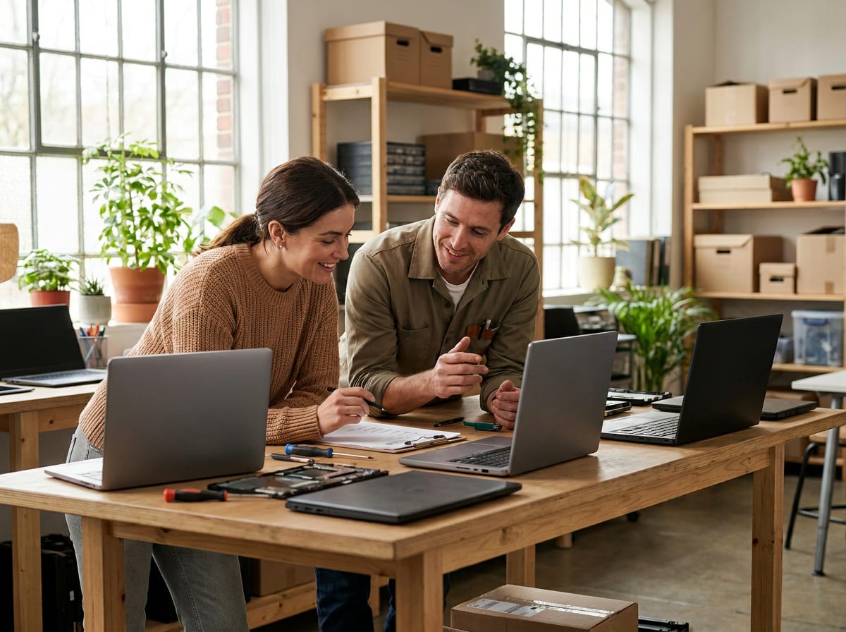Arbeitsplatz in der Geräteprüfung der SMD GmbH